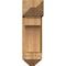 Ekena Millwork Westlake Arts and Crafts Rough Sawn Bracket w/ Offset Brace, Western Red Cedar, 8"W x 18"D x 26"H BKT0806X18X26WTL03RWR - alternate 3